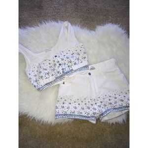 Vintage BONGO 2 Piece Top and Shorts Set